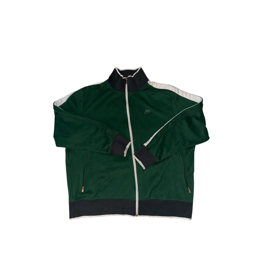nike sportwear Pine green turtle neck track jacket